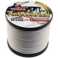 Ashconfish Línea de Pesca Trenzada 16 hebras 20LB - 500LB 100m-109yards – Resistente a la Abrasion Hilo Trenzado Pesca…